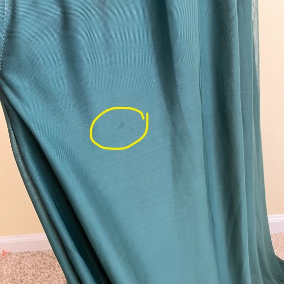 Birdy Grey Jan Emerald Green Floor Length Backless Bridesmaid Dress Sz M - Picture 12 of 14